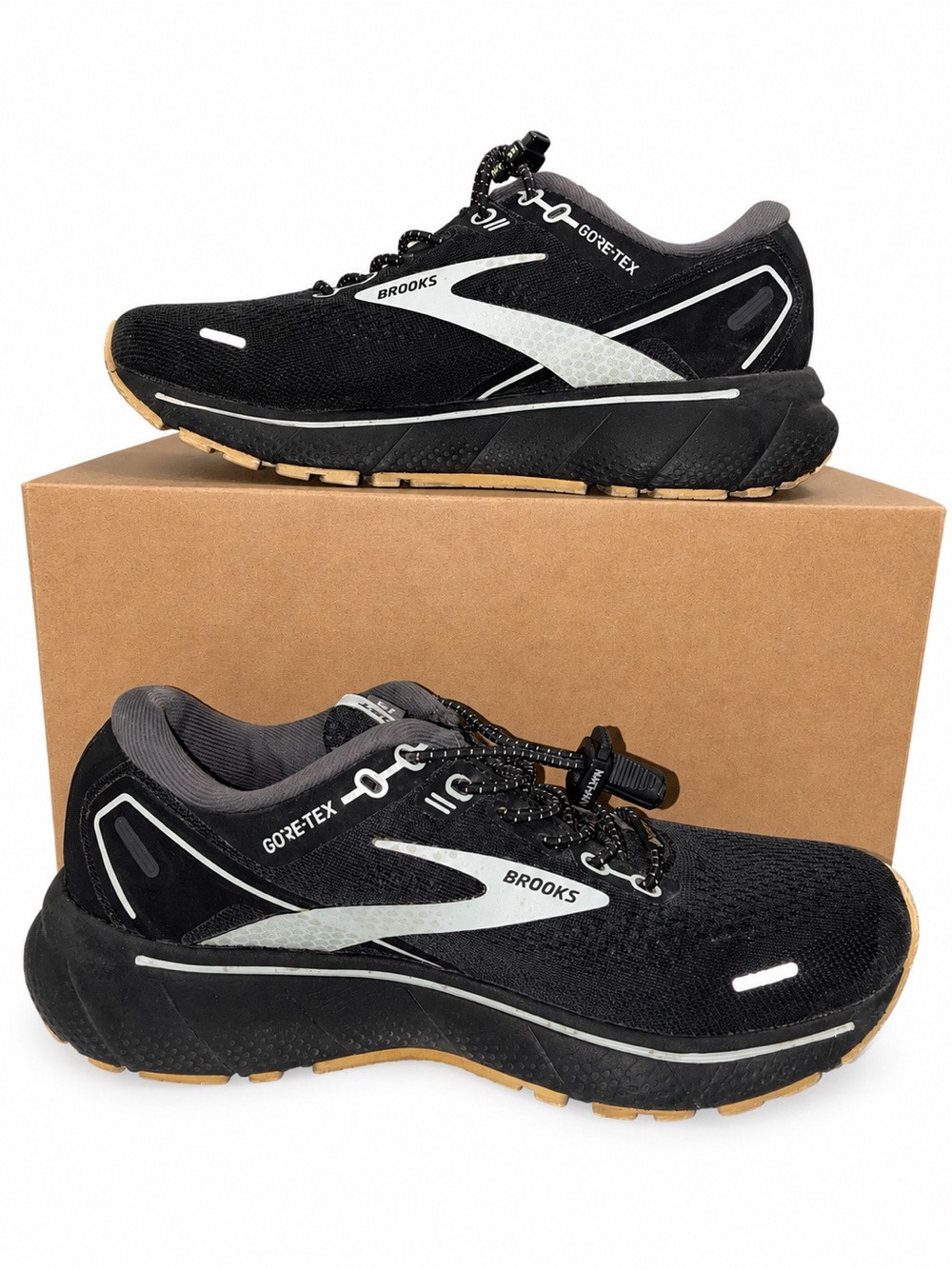 Brooks Ghost 14 GTX GORE-TEX Women’s Running Shoes Black Gray US 6.5 M - Picture 2 of 7